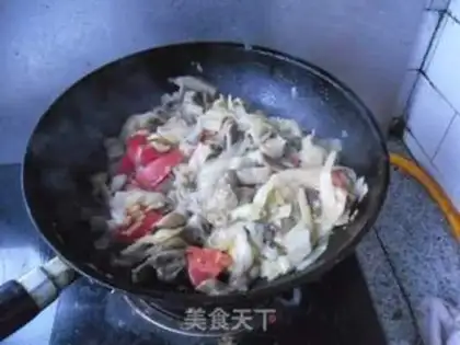 Make Scrambled mushrooms step 14