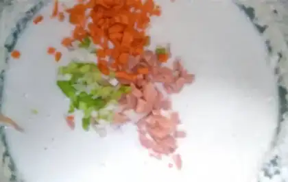 Make Ham eggs stand step 0
