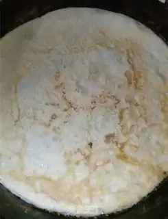 Make Ham eggs stand step 1