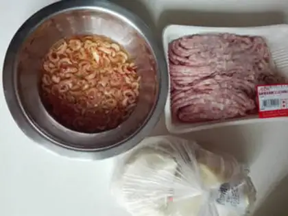 Make The dumplings step 0
