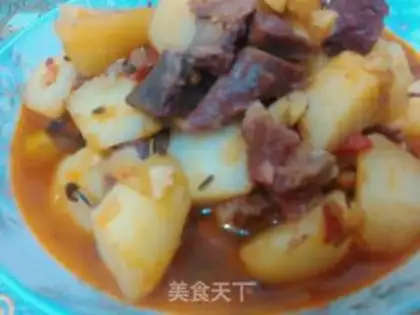 Make Potato beef step 9