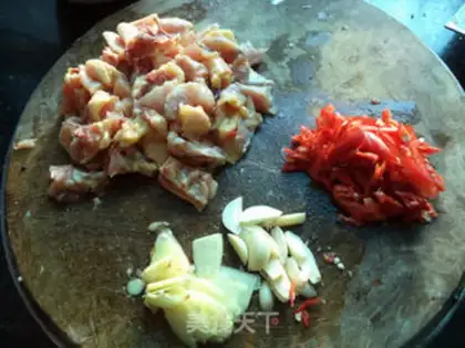Make Garlic chicken step 1