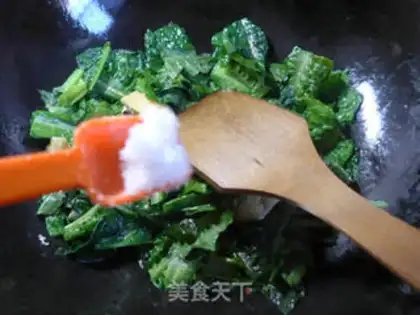 Make The tofu leaves step 4