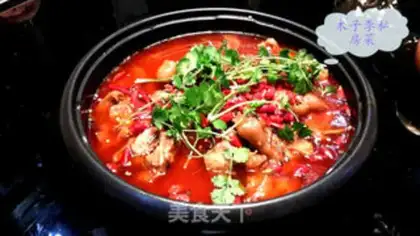 Make Chongqing spicy water boils hoof flowers step 7