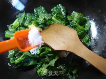 Make The tofu leaves step 5