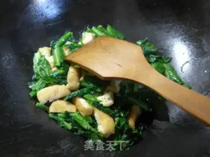 Make The tofu leaves step 6