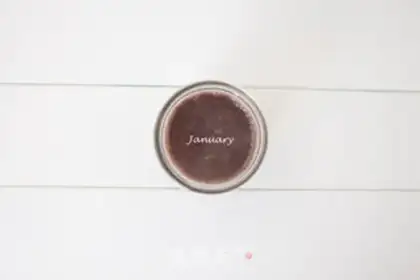 Make Red-tree black rice paste step 3