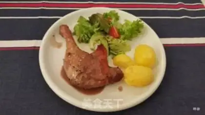 Make Duck leg with red sauce step 0
