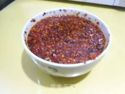 Make Pepper oil step 5
