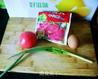 Make Tomato egg soup step 0