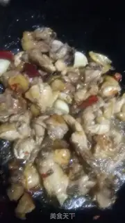 Make Xinjiang chicken step 4