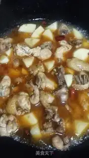 Make Xinjiang chicken step 5