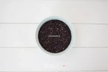Make Chicken leg, black rice step 3