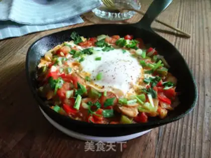 Make North African eggs step 6