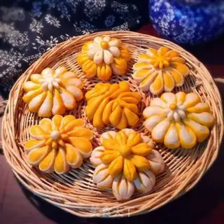 Make Fancy buns step 46