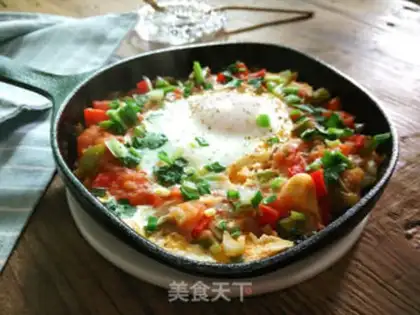 Make North African eggs step 7