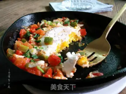 Make North African eggs step 8