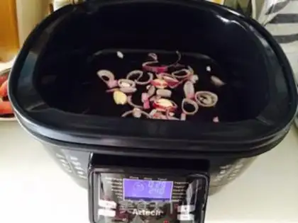 Make Sausage with vegetables step 2
