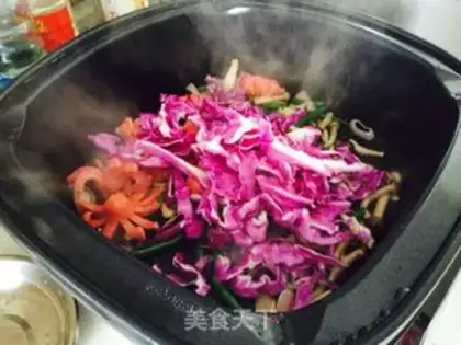 Make Sausage with vegetables step 6