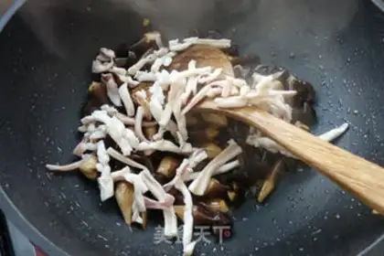 Make Qi-su, fire the squid step 5