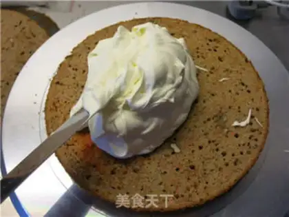 Make Vegetable cheese cream cake step 25