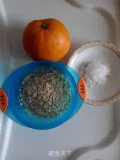Make Orange oatmeal step 0