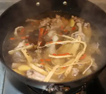 Make Chinese ginger duck step 7