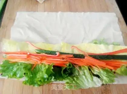 Make Fresh bean rolls step 6