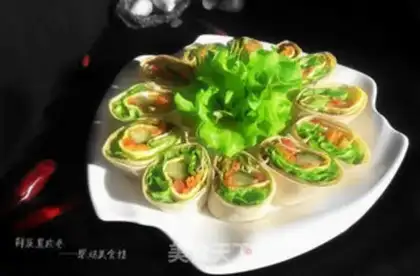 Make Fresh bean rolls step 8