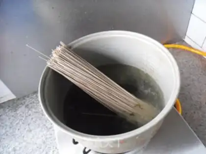 Make Snow pickles and pasta step 2