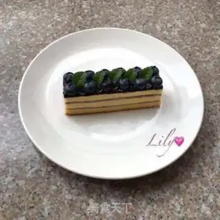 Make Blueberry honey cake step 10