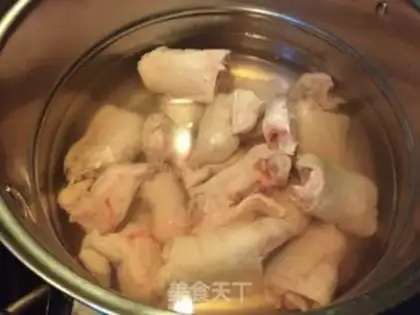 Make Red burning pig hoof step 2