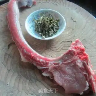 Make Green tea ribs step 0
