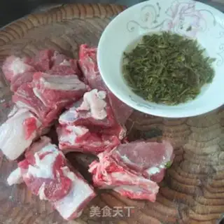 Make Green tea ribs step 1