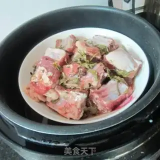 Make Green tea ribs step 7