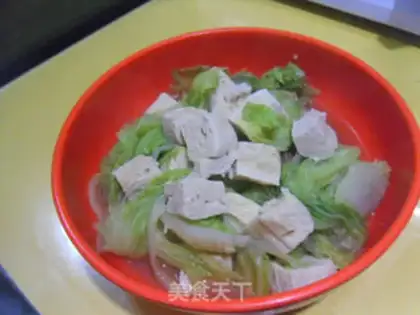 Make Frozen tofu cabbage step 5
