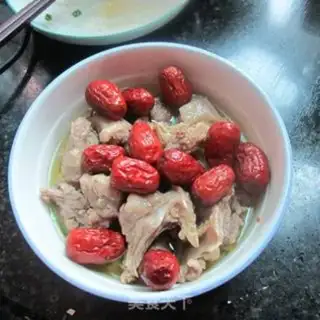 Make Old duck with red dates step 7
