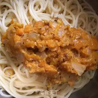 Make Pumpkin bacon pasta step 9
