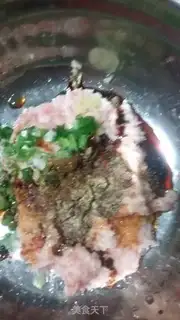 Make Big cabbage pork bun step 3