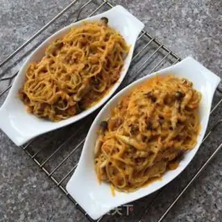 Make Pumpkin bacon pasta step 16