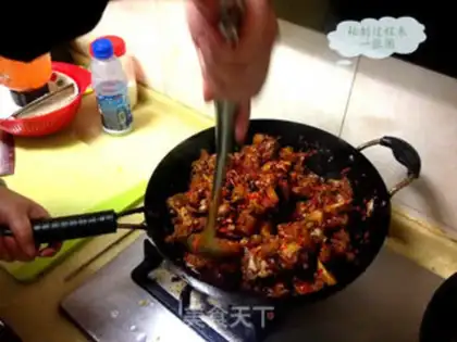 Make Chongqing spicy water boils hoof flowers step 3