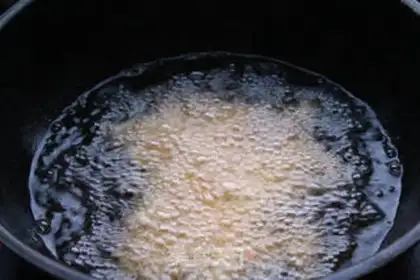 Make Potato fried mushrooms step 3