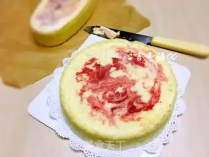 Make Red velvet cheesecake step 21