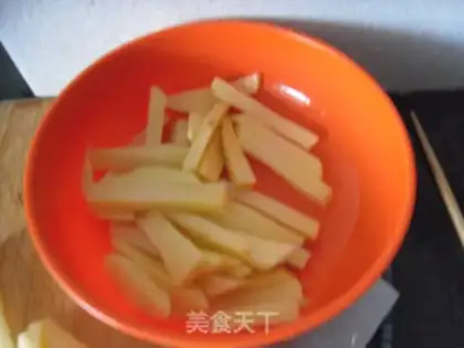 Make Potato fries step 1