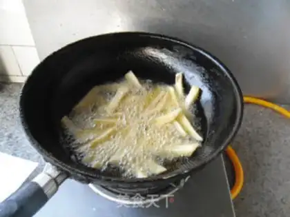 Make Potato fries step 2