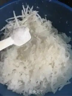 Make X-O, RADISH CAKE step 1
