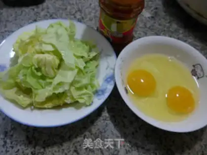 Make Beef sauce, fried cabbage step 0