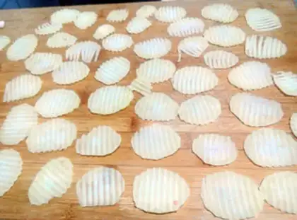 Make Raw chips step 4