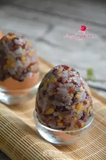 Make A greasy rice egg step 9