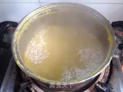 Make Gold grain congee step 4